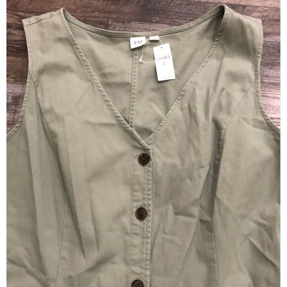 GAP Womens Size 18 Tall Green Jumpsuit Pants New with Tags - Picture 2 of 6